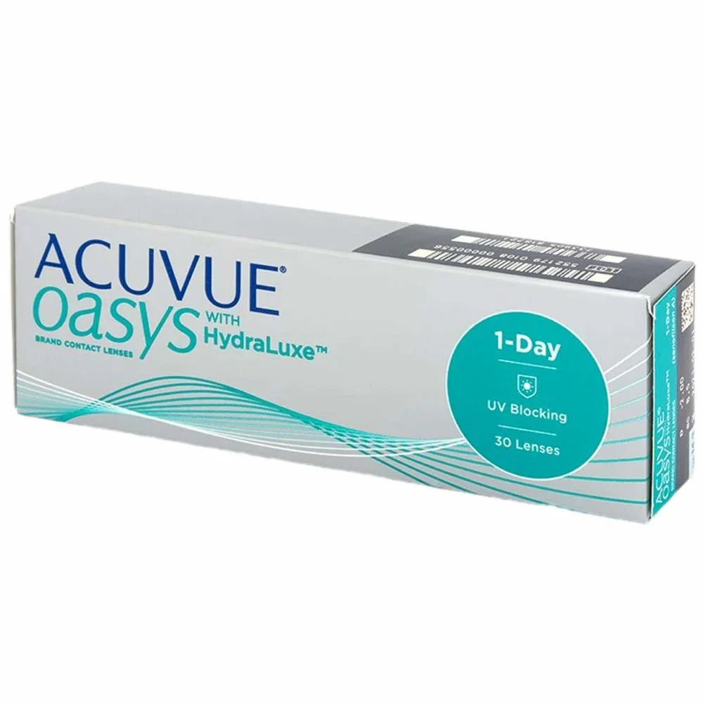 Acuvue Oasys 1-Day contact lenses 30 pack, UV blocking, in branded box