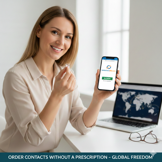 How to Order Contacts Without a Prescription Safely and Fast